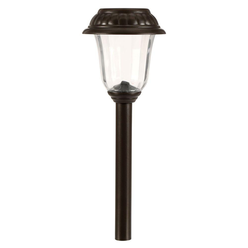 Best ideas about Solar Path Lights
. Save or Pin Hampton Bay Solar Charcoal Brown Integrated LED Landscape Now.
