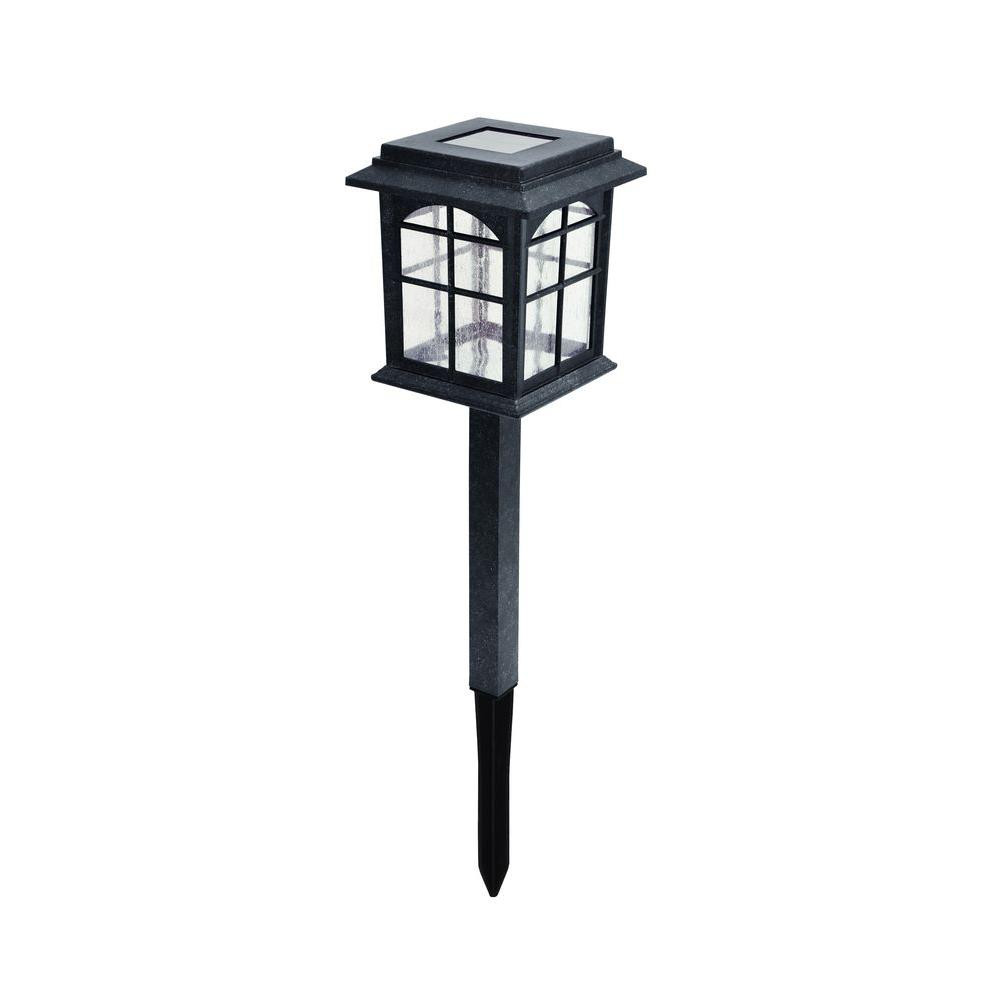 Best ideas about Solar Path Lights
. Save or Pin Hampton Bay Solar Black Outdoor Integrated LED Square Now.