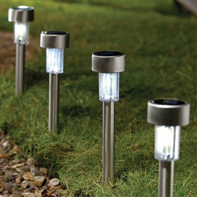 Best ideas about Solar Powered Patio Lighting
. Save or Pin Set of 6 Solar Powered LED Stake Spike Lights Cool White Now.