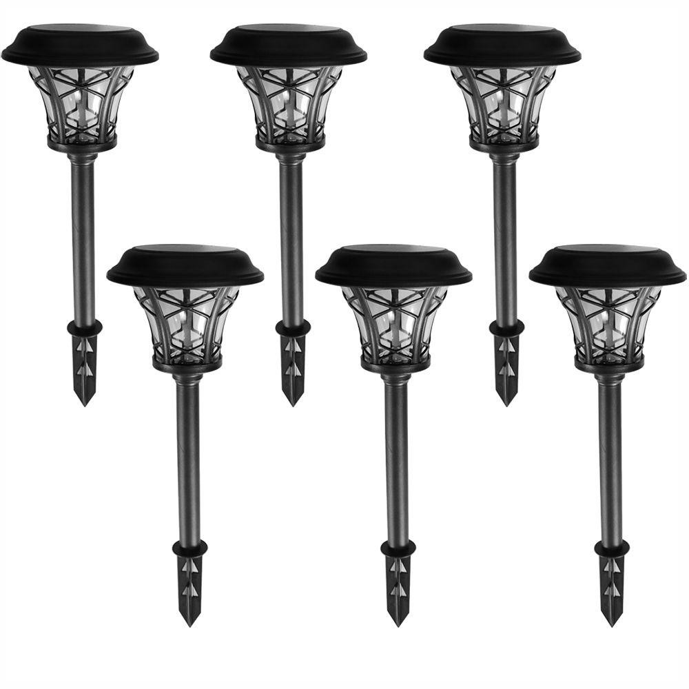 Best ideas about Solar Powered Patio Lights
. Save or Pin Hampton Bay Solar Black Outdoor Integrated LED Landscape Now.