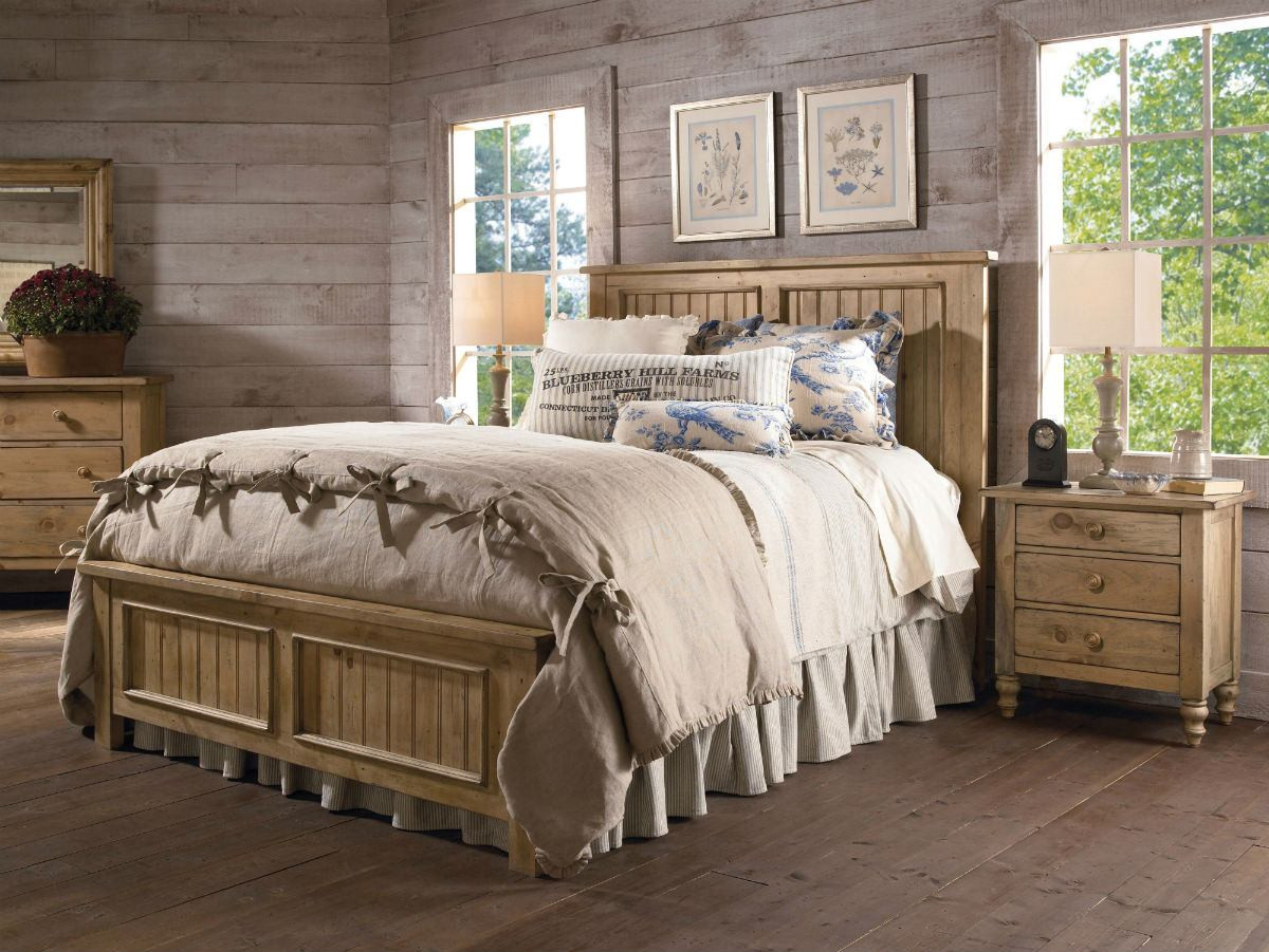 Best ideas about Solid Wood Bedroom Sets
. Save or Pin Kincaid Home ing Solid Wood Panel Bedroom Set in Vintage Now.