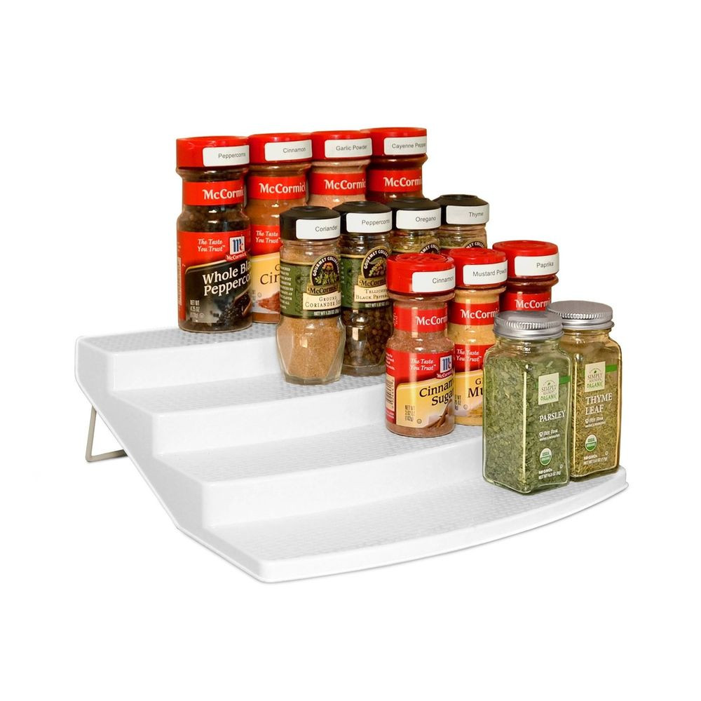 Best ideas about Spice Cabinet Organizer
. Save or Pin YouCopia SpiceSteps 4 Tier Cabinet Spice Rack Organizer Now.