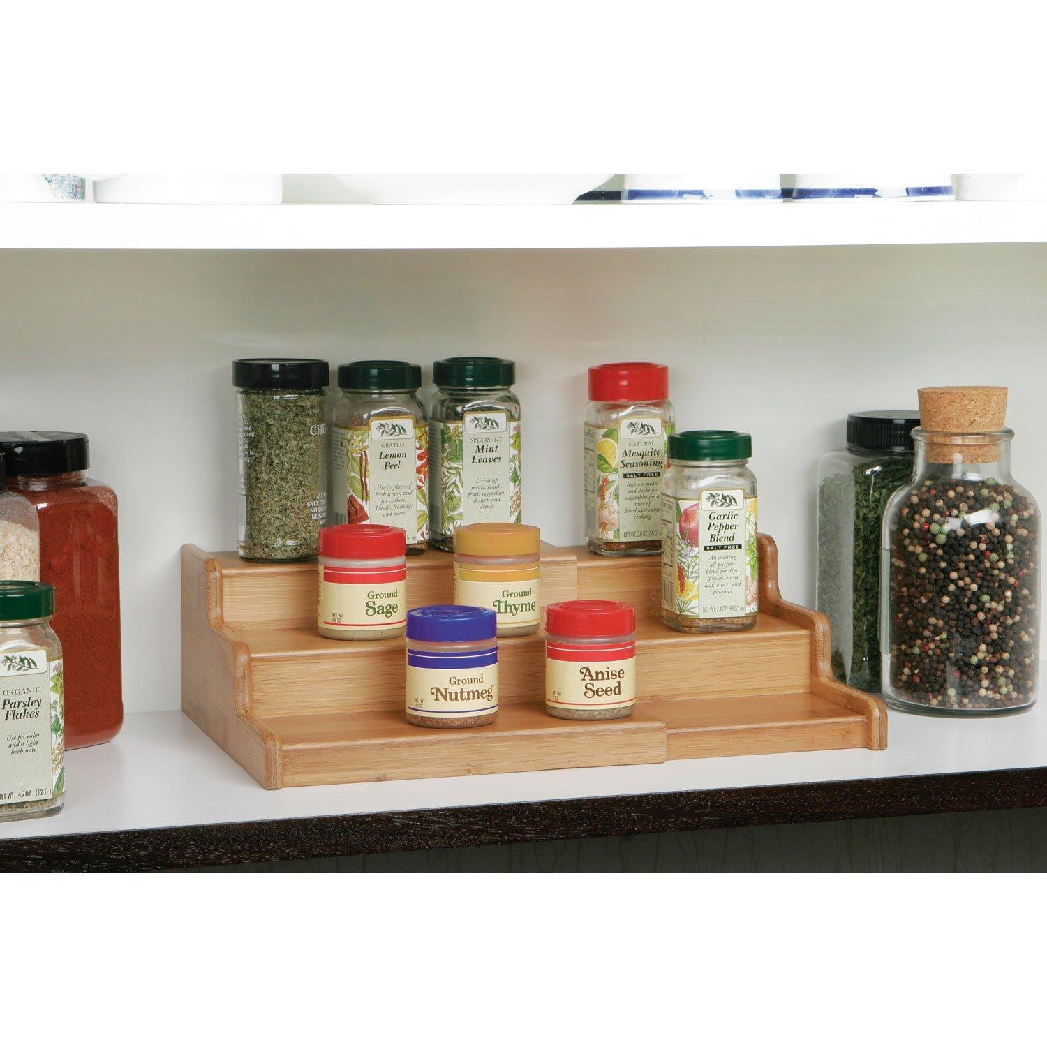 Best ideas about Spice Cabinet Organizer
. Save or Pin Amazon Seville Classics 3 Tier Expandable Bamboo Now.