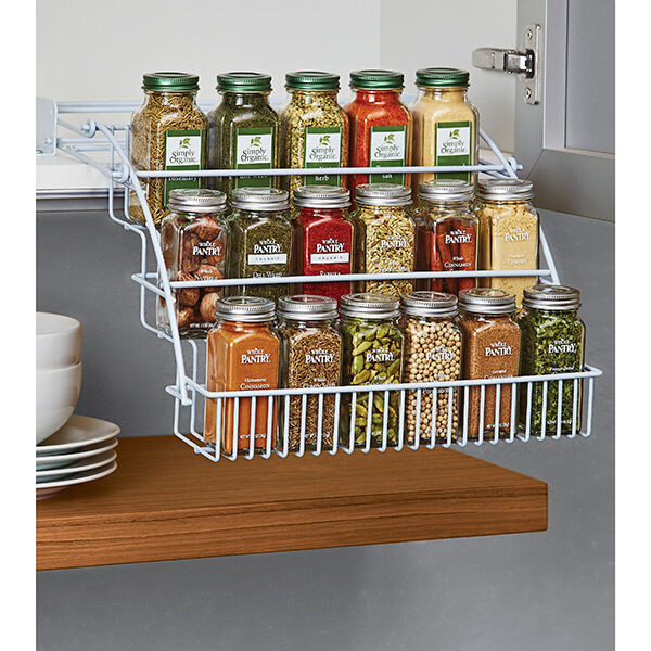 Best ideas about Spice Cabinet Organizer
. Save or Pin Rubbermaid Pull Down Spice Rack Organizer Shelf Cabinet Now.