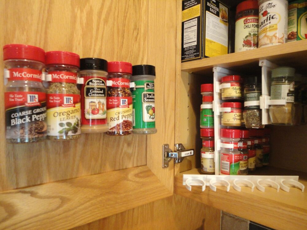 Best ideas about Spice Cabinet Organizer
. Save or Pin SpiceStor Organizer Rack 20 Cabinet Door Spice Clips FREE Now.