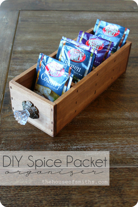 Best ideas about Spice Organizer DIY
. Save or Pin DIY Spice Packet Organizer and other Wooden Crates for Now.