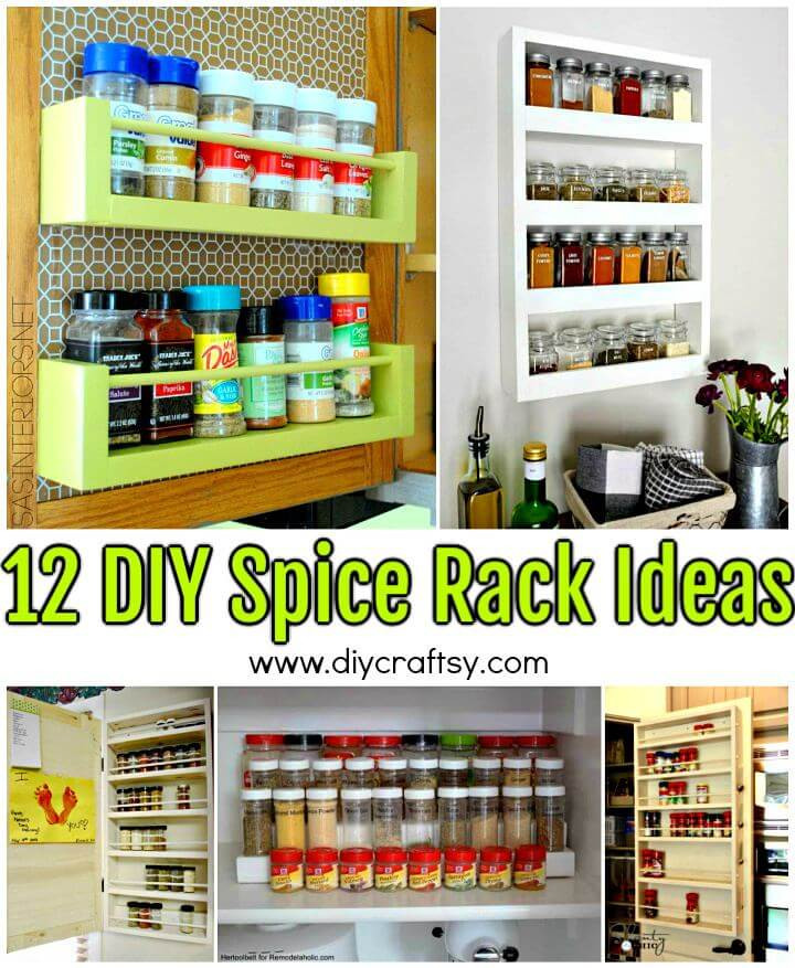 Best ideas about Spice Organizer DIY
. Save or Pin 12 DIY Spice Rack Ideas to Update Your Kitchen DIY & Crafts Now.