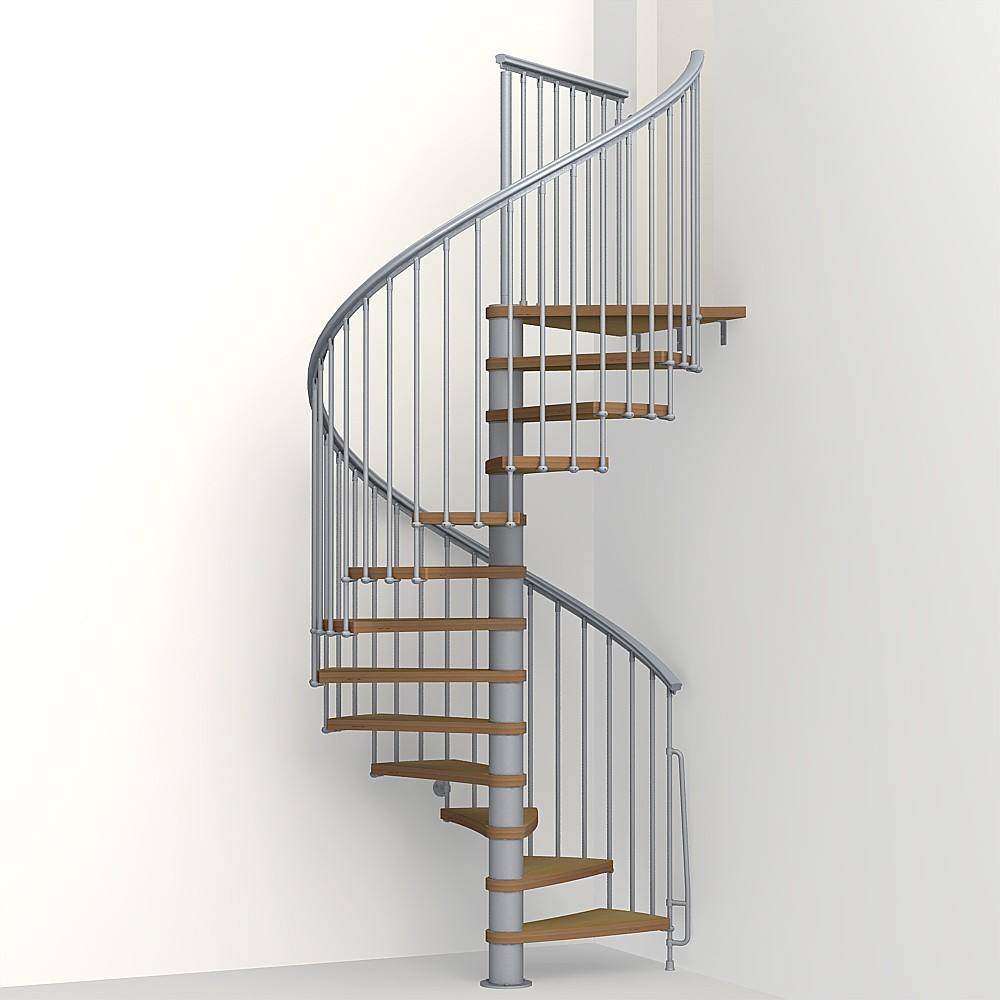 Best ideas about Spiral Staircase Kit
. Save or Pin Arke 51"D Nice1 Wood Tread Spiral Staircase Kits 102 3 4 Now.