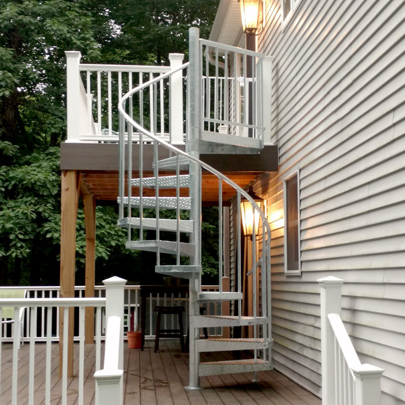 Best ideas about Spiral Staircase Outdoor
. Save or Pin Galvanized Spiral Staircases Weatherproof Stairs Now.