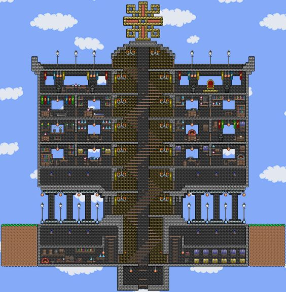 Best ideas about Spiral Staircase Terraria
. Save or Pin Terraria Base Ideas love the spiral staircase Now.