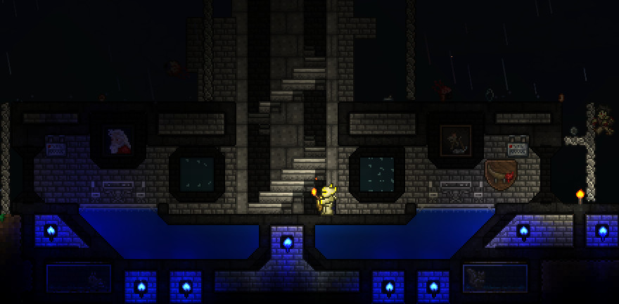 Best ideas about Spiral Staircase Terraria
. Save or Pin WIP I managed to make a 3d spiral staircase Now.