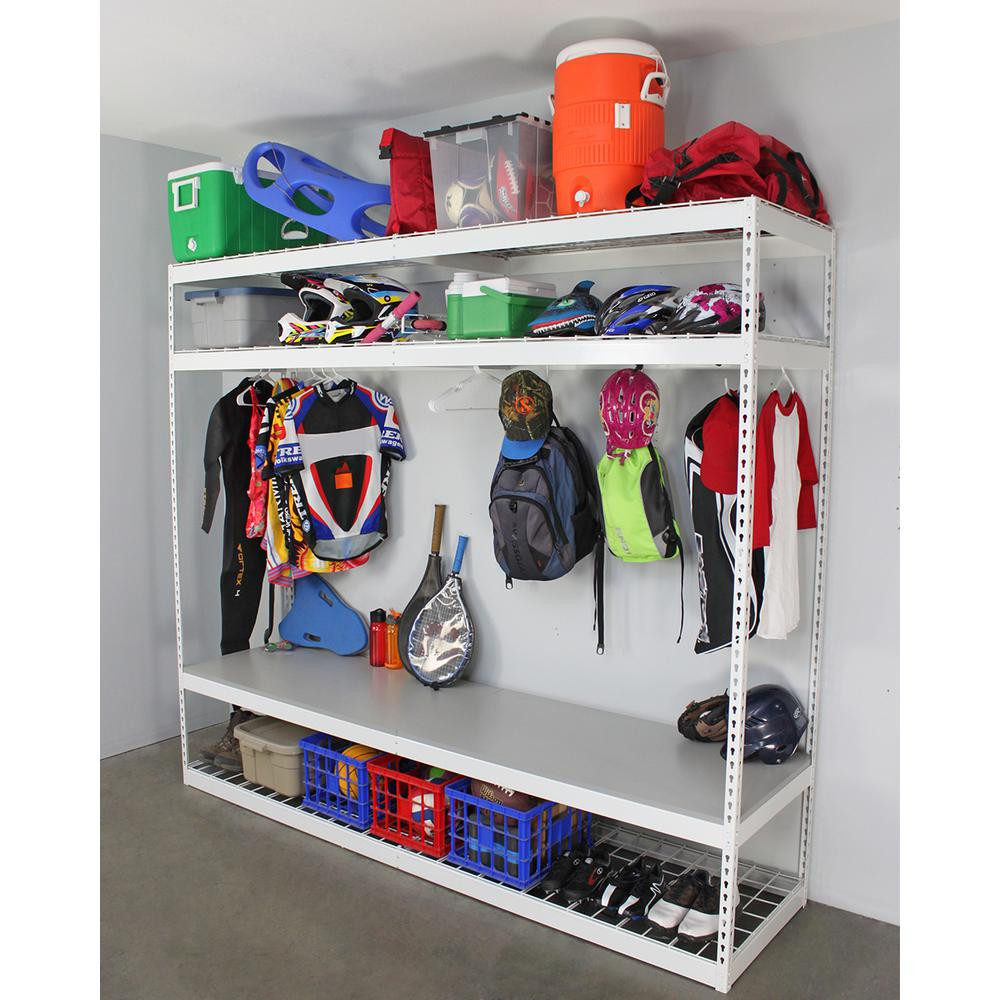 Best ideas about Sports Equipment Garage Storage
. Save or Pin SafeRacks 24 in D x 96 in H x 84 in W 4 Shelf Now.