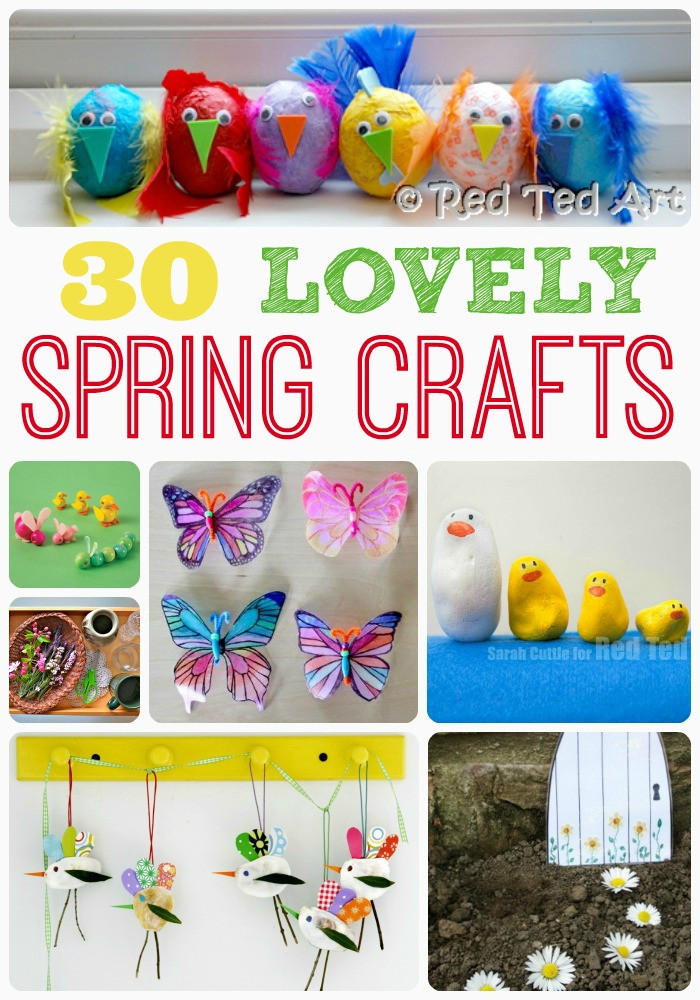 Best ideas about Spring Art And Craft Activities For Toddlers
. Save or Pin Spring Craft Ideas Red Ted Art s Blog Now.