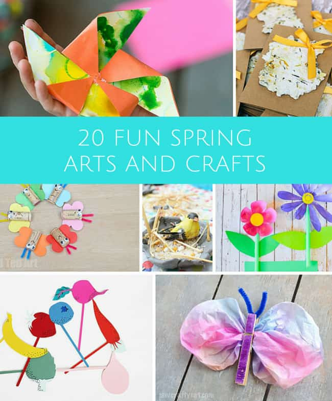 Best ideas about Spring Arts And Crafts For Toddlers
. Save or Pin hello Wonderful 20 FUN ARTS AND CRAFTS PROJECTS TO Now.