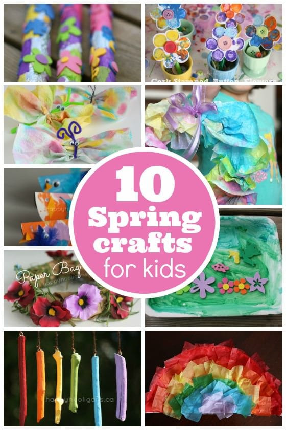 Best ideas about Spring Craft For Kids
. Save or Pin 10 Easy Spring crafts for toddlers and preschoolers Now.