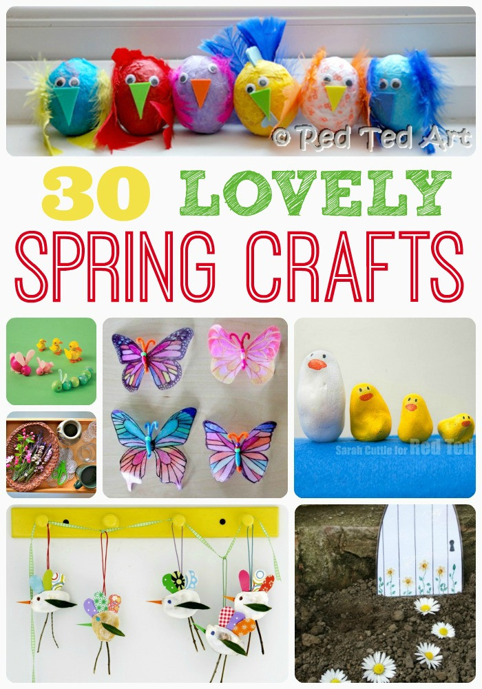 Best ideas about Spring Craft Ideas For Kids
. Save or Pin Spring Craft Ideas Red Ted Art s Blog Now.