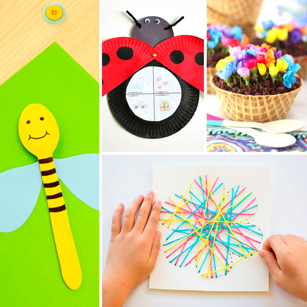 Best ideas about Spring Crafts For Kids
. Save or Pin 20 Fun and Adorable Spring Crafts for Kids Mum In The Now.