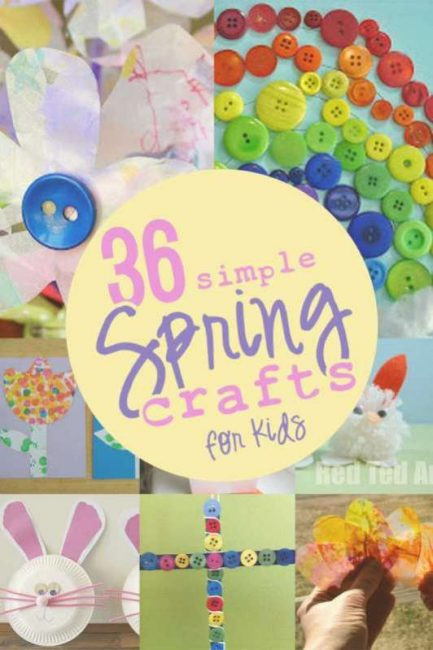 Best ideas about Spring Crafts For Kids
. Save or Pin 36 Simple Spring Crafts for Kids hands on as we grow Now.