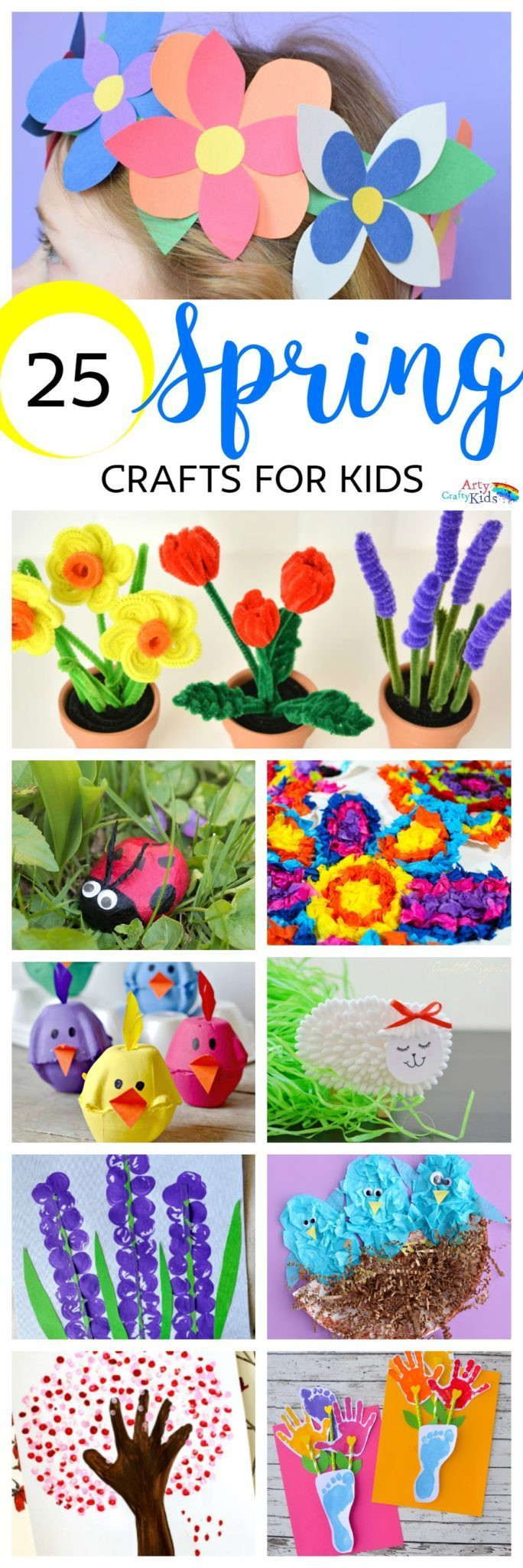 Best ideas about Spring Crafts For Kids
. Save or Pin Easy Spring Crafts for Kids Arty Crafty Kids Now.