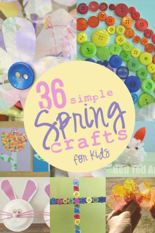 Best ideas about Spring Ideas For Toddlers
. Save or Pin 36 Simple Spring Crafts for Kids hands on as we grow Now.