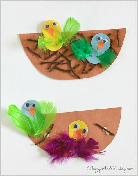 Best ideas about Springtime Crafts For Kids
. Save or Pin Spring Crafts for Kids Nest and Bird Craft Buggy and Buddy Now.