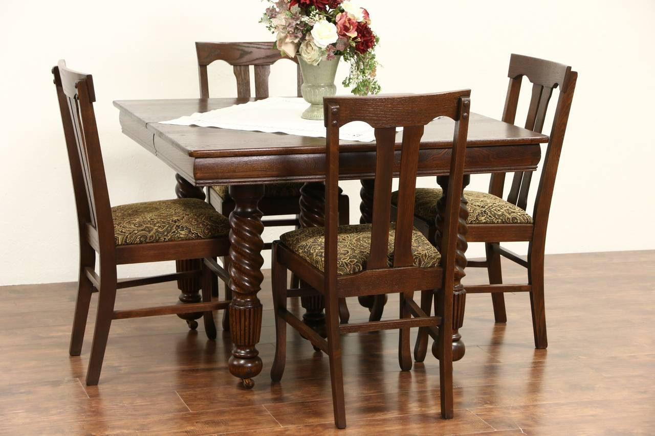Best ideas about Square Dining Table For 4
. Save or Pin Oak 1900 Antique Square Dining Table 4 Leaves 5 Spiral Now.