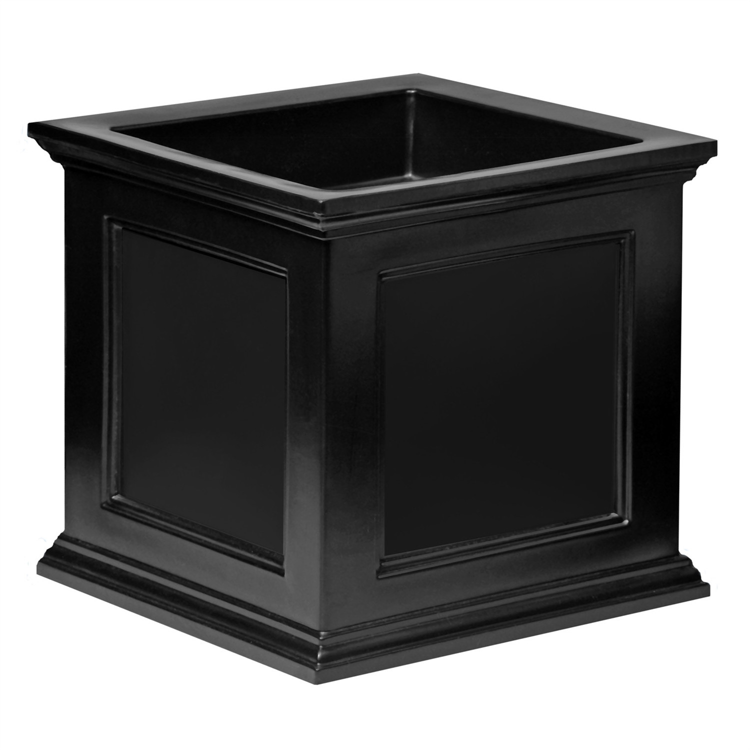 Best ideas about Square Outdoor Planters
. Save or Pin 20 inch Black Square Patio Planter – GreenHome123 Now.
