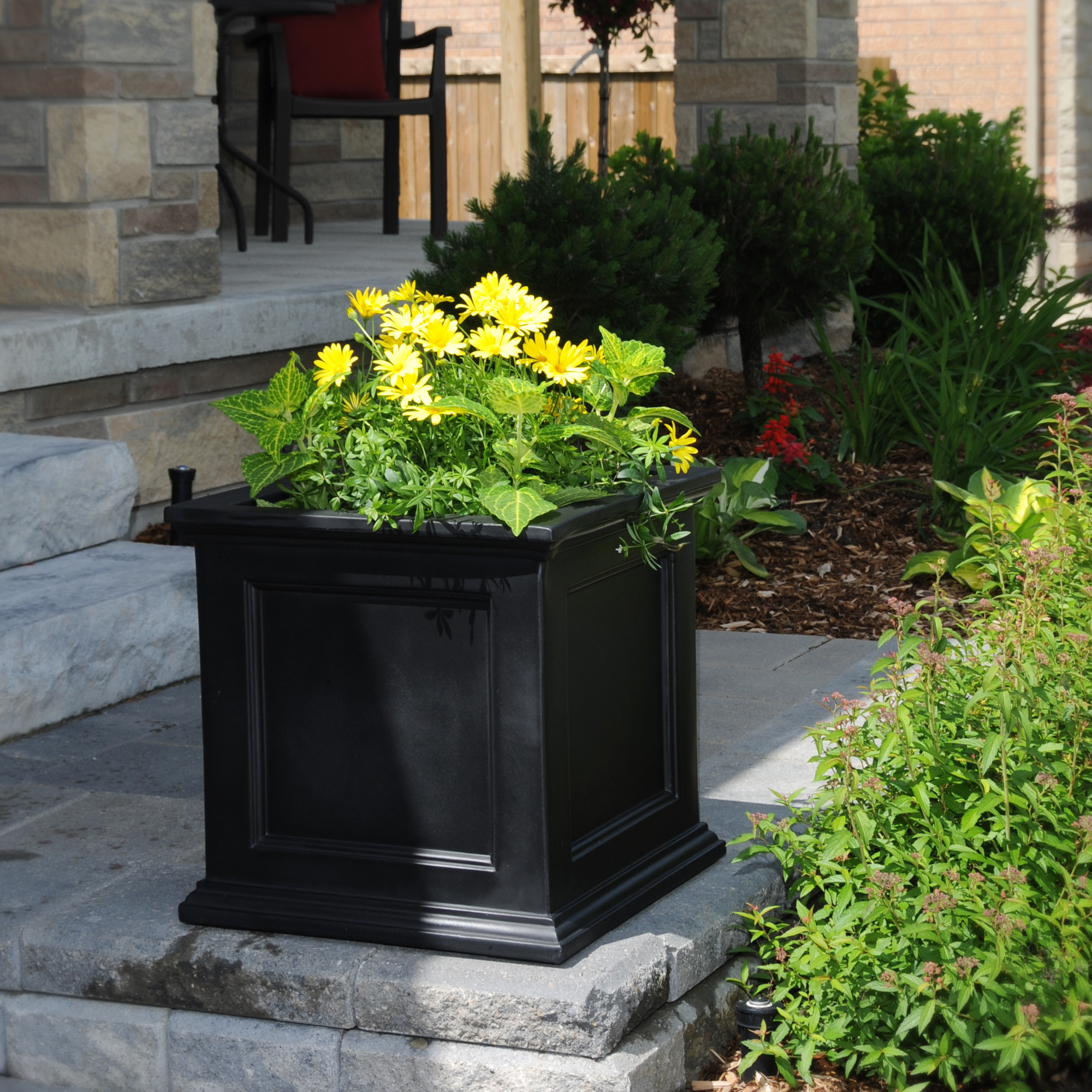 Best ideas about Square Outdoor Planters
. Save or Pin Fairfield Square Planter Box Now.