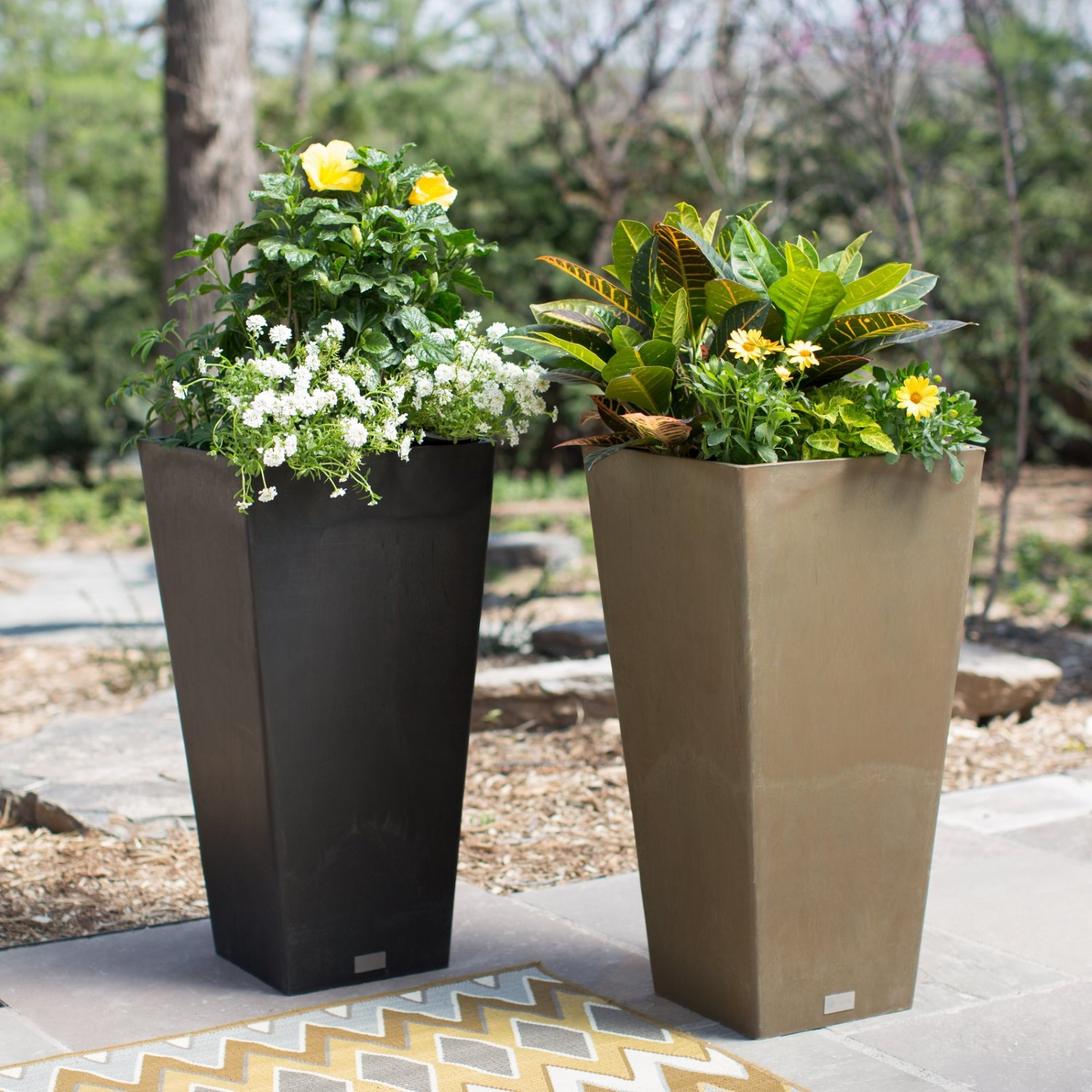 Best ideas about Square Outdoor Planters
. Save or Pin Veradek Midland Tall Square Planter Now.