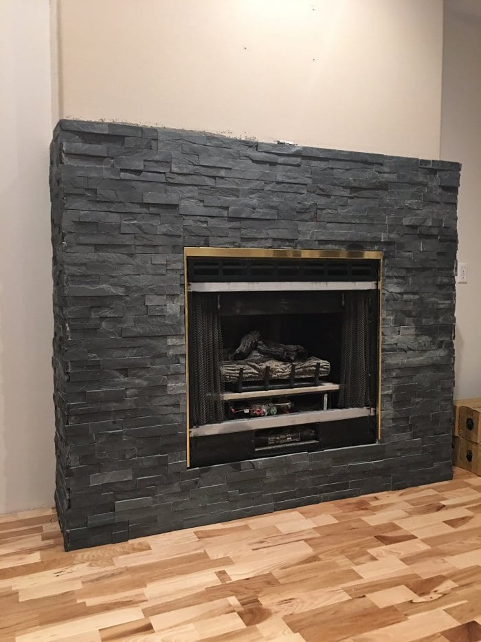 Best ideas about Stack Stone Fireplace
. Save or Pin Stacked Stone Fireplace Makeover Now.