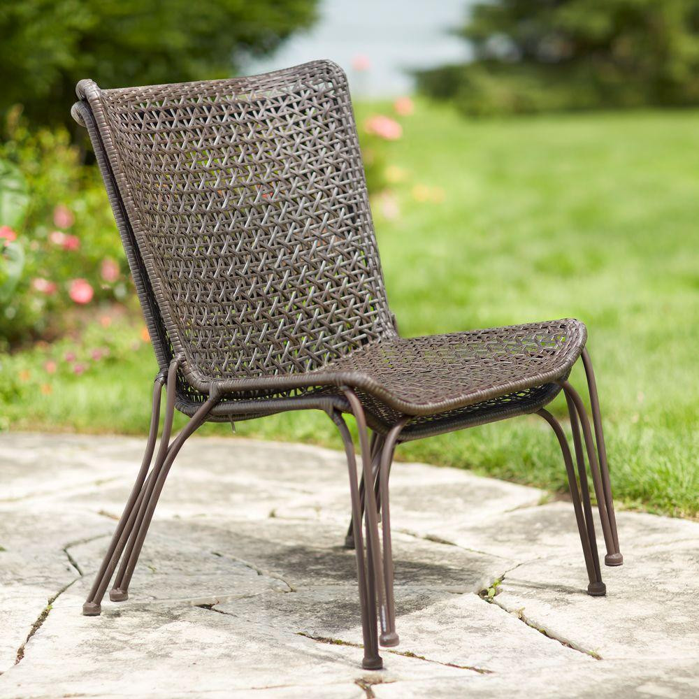 Best ideas about Stacking Patio Chairs
. Save or Pin Hampton Bay Arthur All Weather Wicker Patio Stack Chair 2 Now.