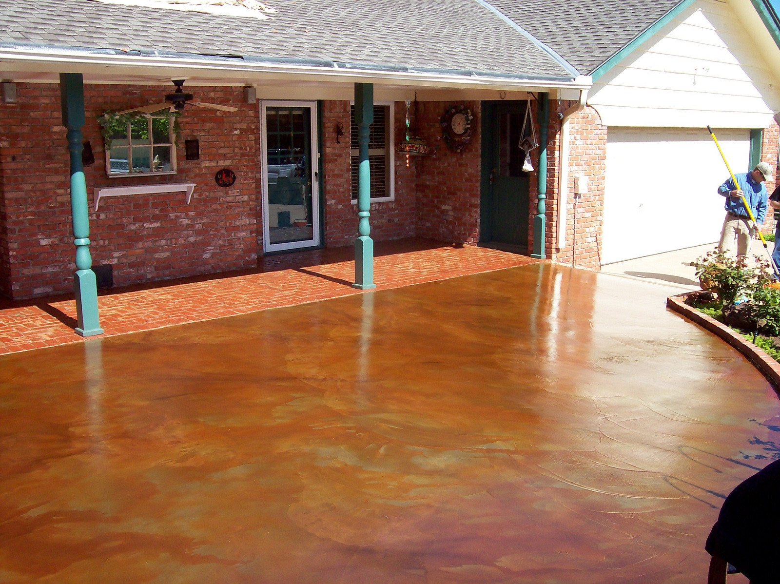 Best ideas about Stain Concrete Patio
. Save or Pin How to Acid Staining a Patio DirectColors Now.