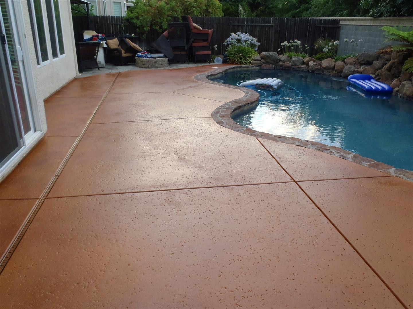 Best ideas about Stain Concrete Patio
. Save or Pin How to Apply Multi color Concrete Stain 8 Steps with Now.