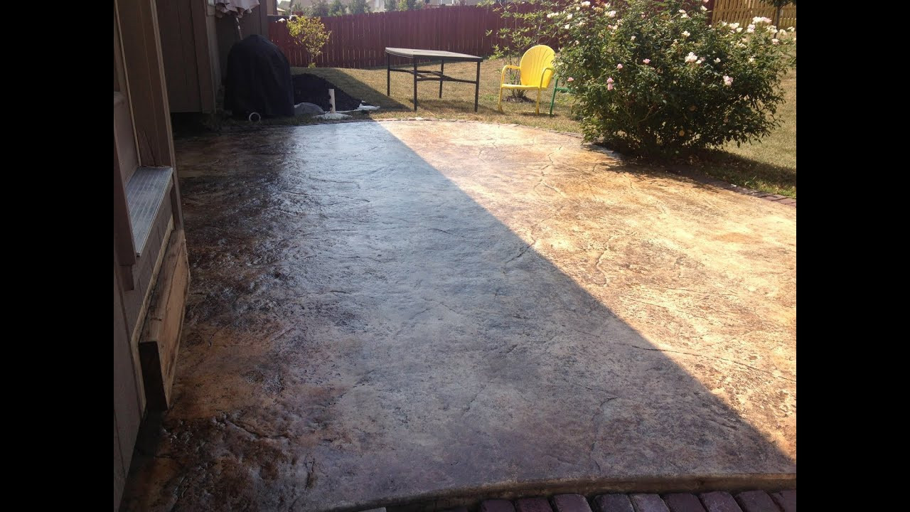 Best ideas about Stain Concrete Patio
. Save or Pin How to Re Seal a Stained Concrete Patio Now.