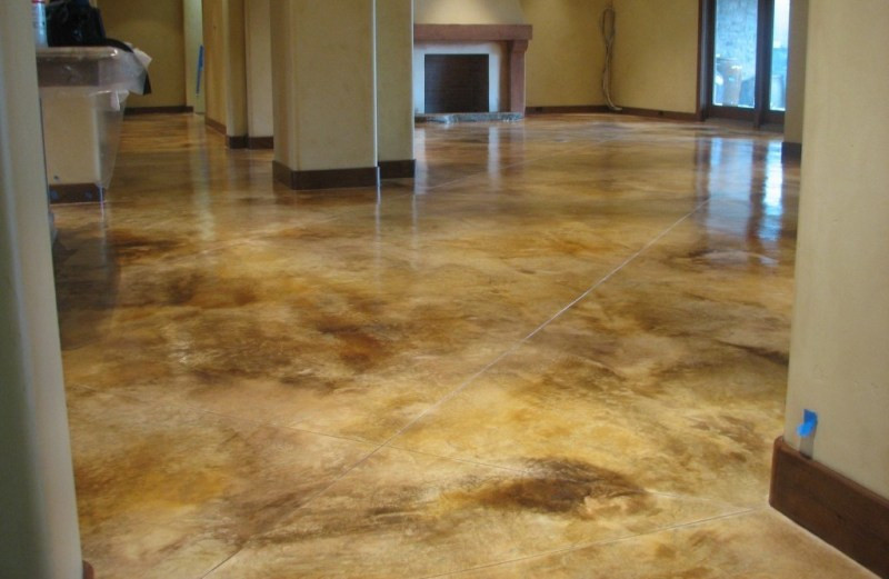 Best ideas about Stained Concrete Floor DIY
. Save or Pin Stain Interior Concrete Floors Yourself Now.