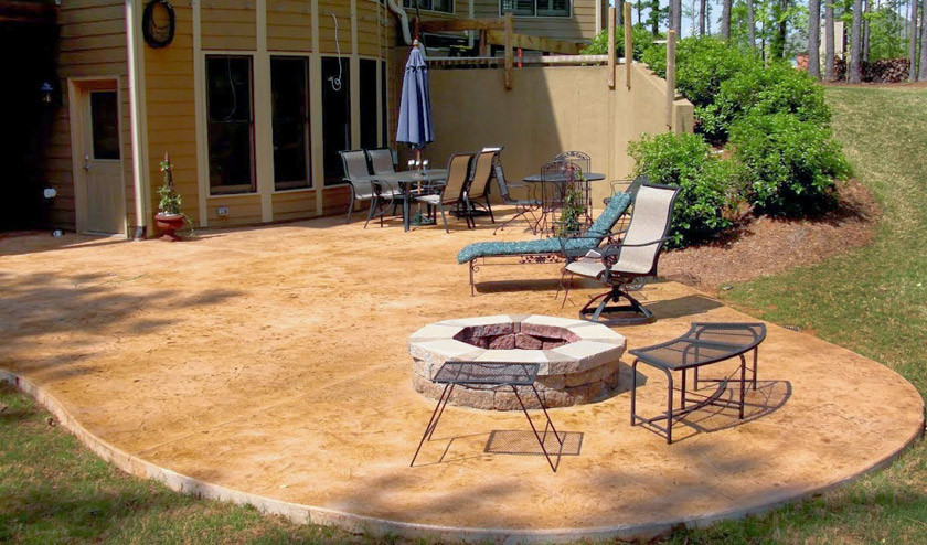 Best ideas about Stained Concrete Patio
. Save or Pin Cement Patio Designs Stained Concrete Now.