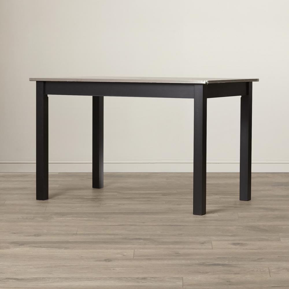 Best ideas about Stainless Steel Dining Table
. Save or Pin Carolina Cottage Carter Black Stainless Steel Top Dining Now.