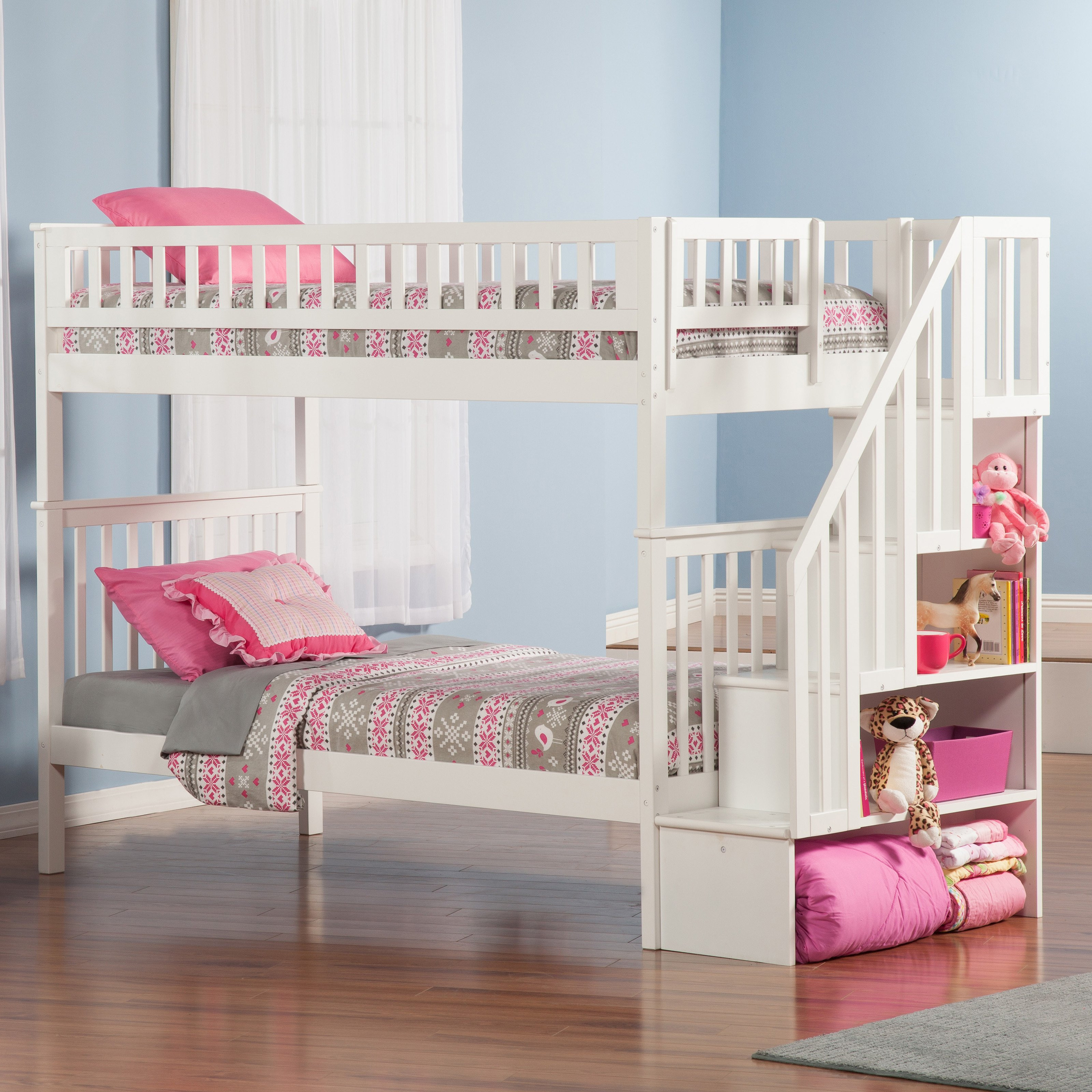 Best ideas about Staircase Bunk Bed
. Save or Pin Woodland Twin over Twin Staircase Bunk Bed Bunk Beds Now.