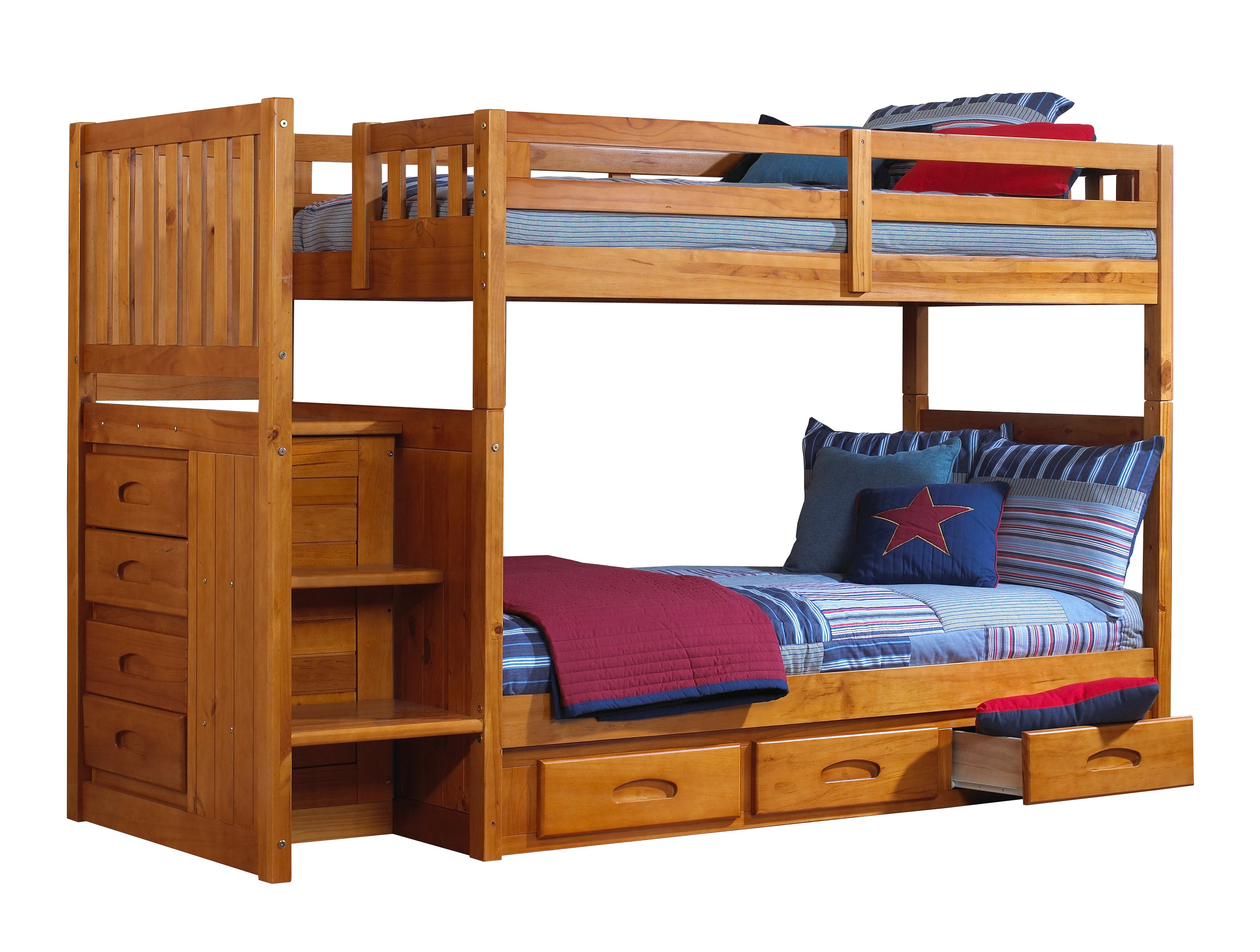 Best ideas about Staircase Bunk Bed
. Save or Pin Discovery World Furniture Twin over Twin Honey Mission Now.