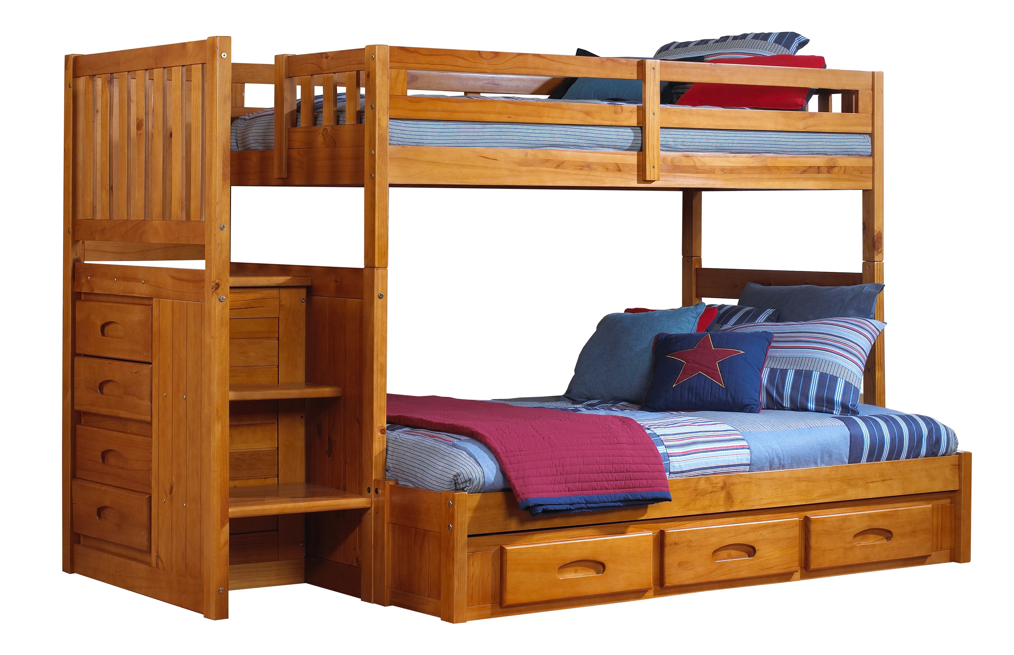 Best ideas about Staircase Bunk Bed
. Save or Pin Discovery World Furniture Twin over Full Honey Staircase Now.