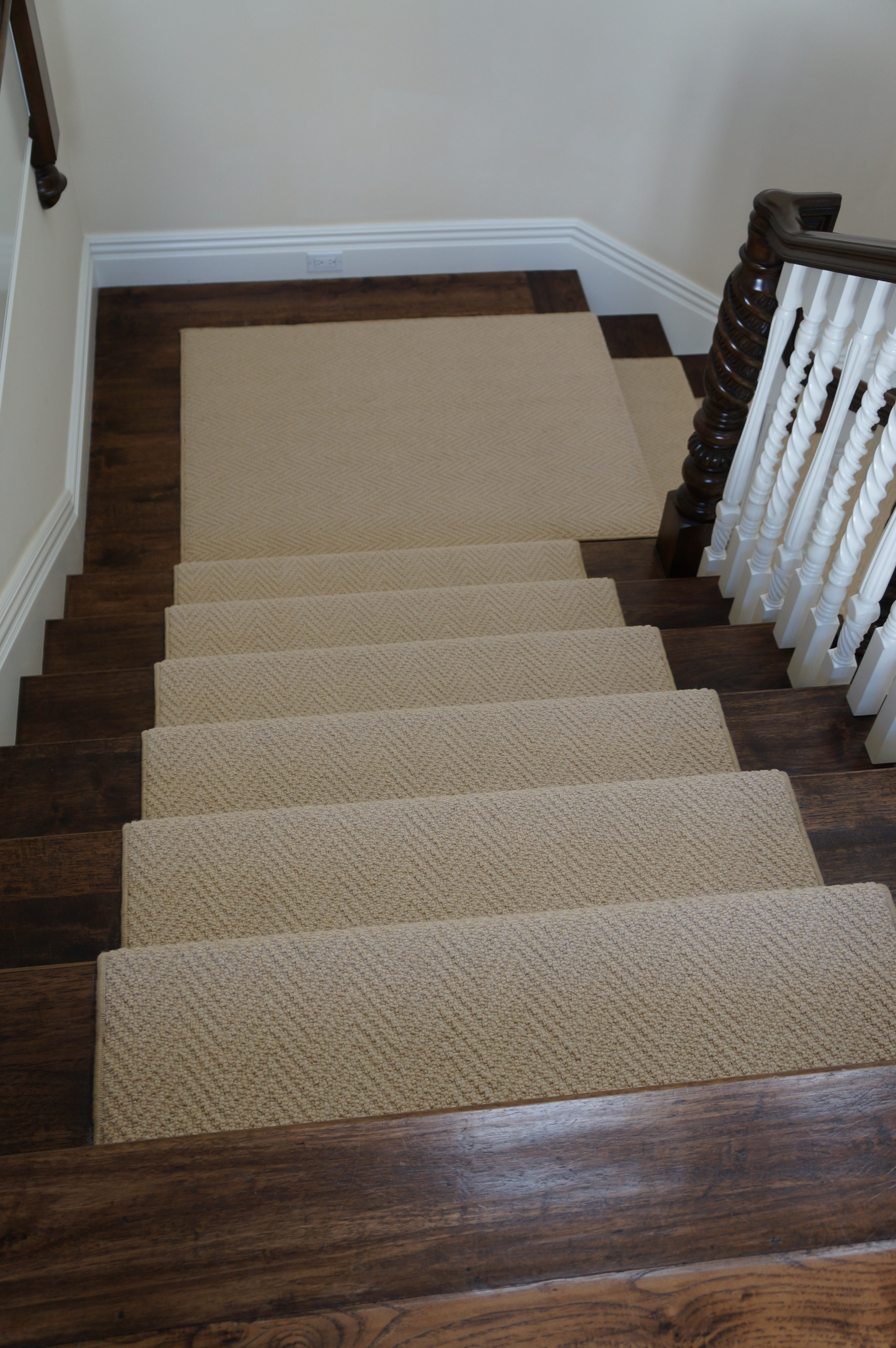 Best ideas about Staircase Rug Runner
. Save or Pin Herringbone Wool Stair Runner Now.