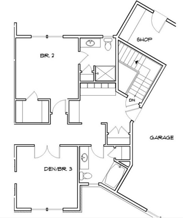 Best ideas about Stairs Floor Plan
. Save or Pin craftsman one story house plan Now.