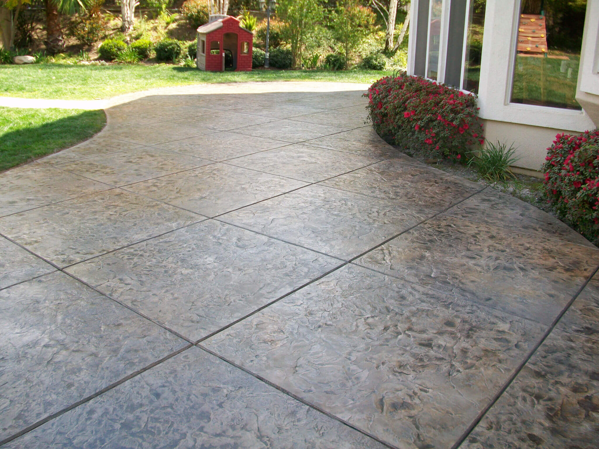 Best ideas about Stamped Concrete Patio
. Save or Pin Stamped Concrete Vs Interlocking Stone Now.
