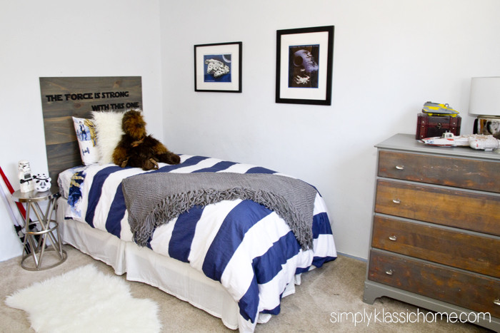 Best ideas about Star Wars Bedroom
. Save or Pin Boy s Industrial Star Wars Bedroom Makeover Reveal Now.