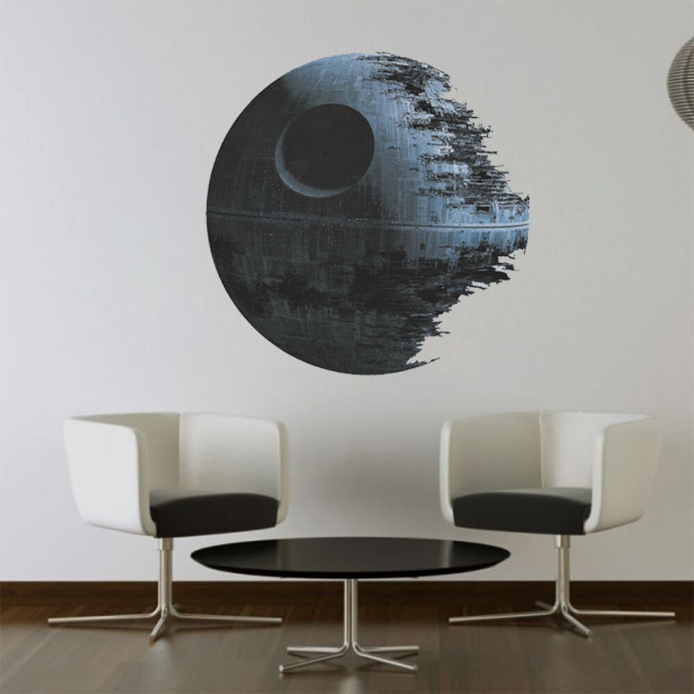 Best ideas about Star Wars Wall Art
. Save or Pin Death star ARTWORK Star Wars home decor Wall sticker Now.