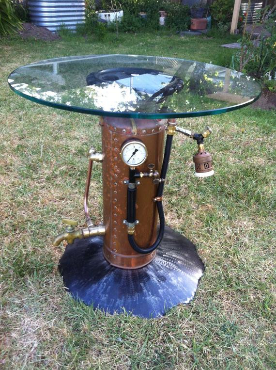 Best ideas about Steampunk Coffee Table
. Save or Pin Items similar to Steampunk Coffee Table on Etsy Now.
