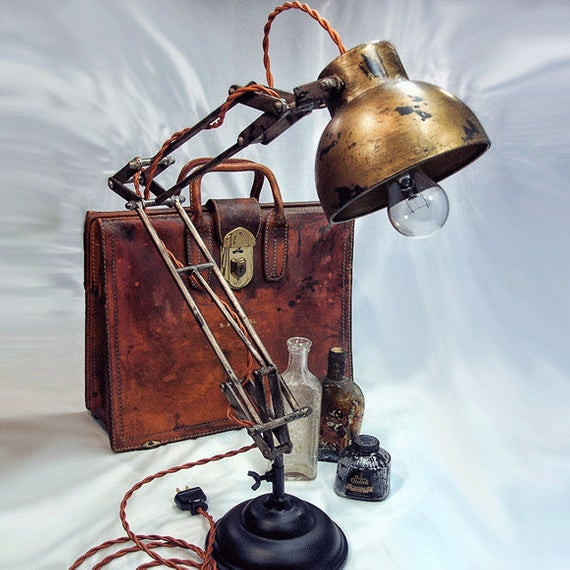 Best ideas about Steampunk Desk Lamp
. Save or Pin Architects Lamp Steampunk Industrial lamp Desk Lamp Now.