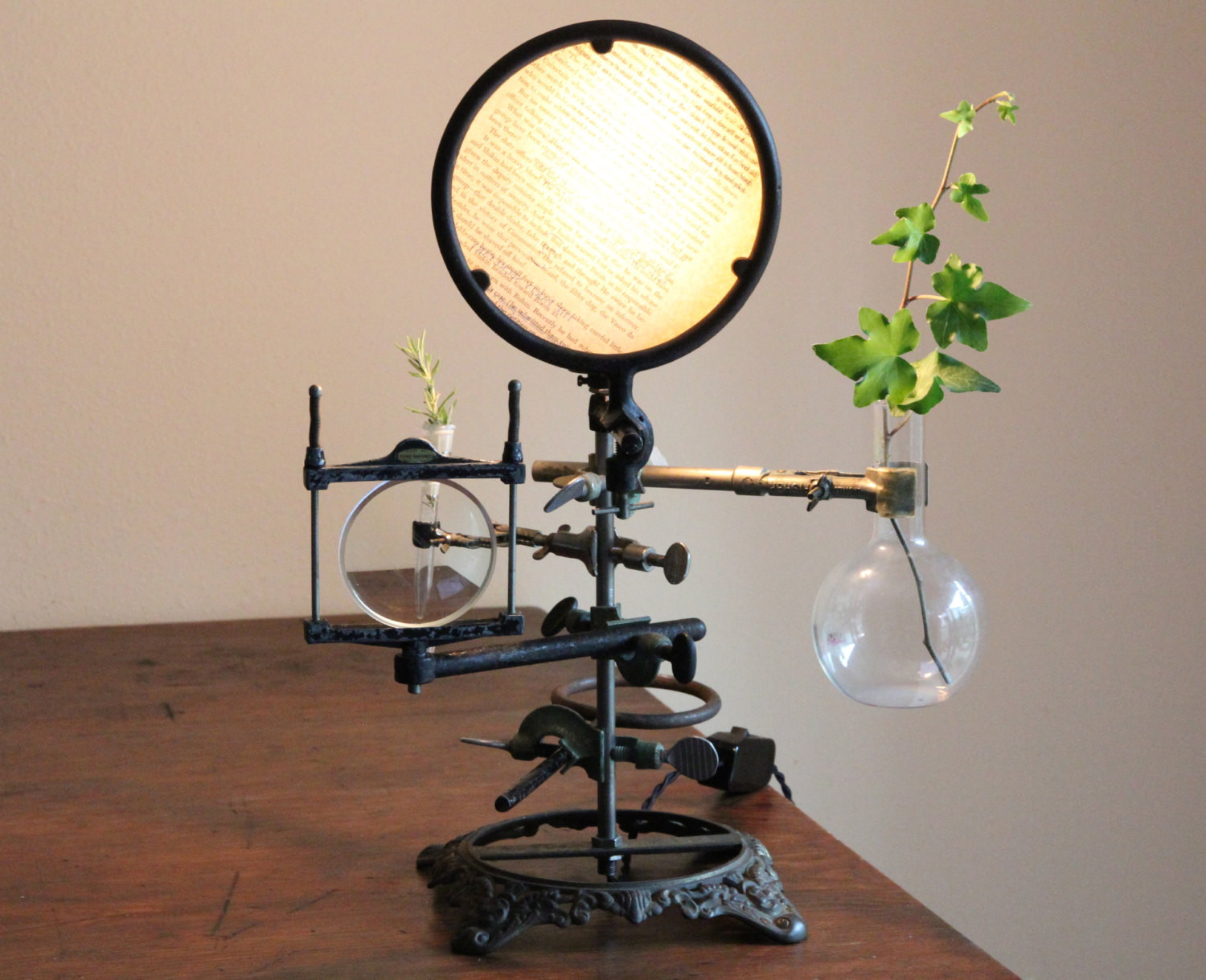 Best ideas about Steampunk Desk Lamp
. Save or Pin Steampunk lamp industrial desk lamp chemistry table lamp Now.