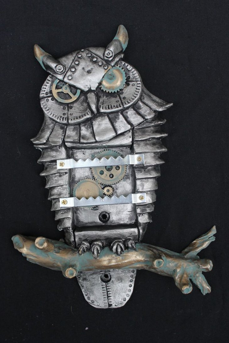 Best ideas about Steampunk Wall Art
. Save or Pin Steampunk Owl Jewellery Hanger Wall Art Sculpture by Now.