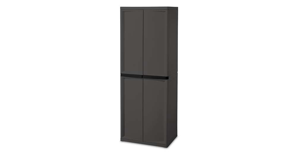 Best ideas about Sterilite 4 Shelf Cabinet
. Save or Pin Sterilite Adjustable 4 Shelf Storage Cabinet With Doors Now.